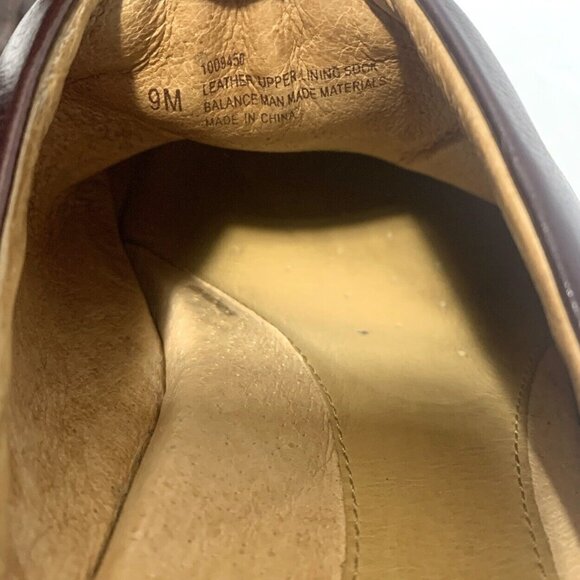 SOFFT Maroon Burgundy Embossed Leather Heeled Clogs Mules Womens SZ 9 - 100450 - Picture 8 of 9